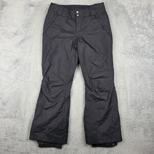 Columbia Omni Heat Snow Pants Men M Short Black OmniTech Ski Snowboard Insulated